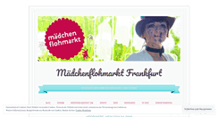 Desktop Screenshot of maedchenflohmarktfrankfurt.com